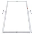 Batter's Box Template, Aluminum, Foldable, Heavy-Duty, for Baseball and Softball Field, Coaching Accessory
