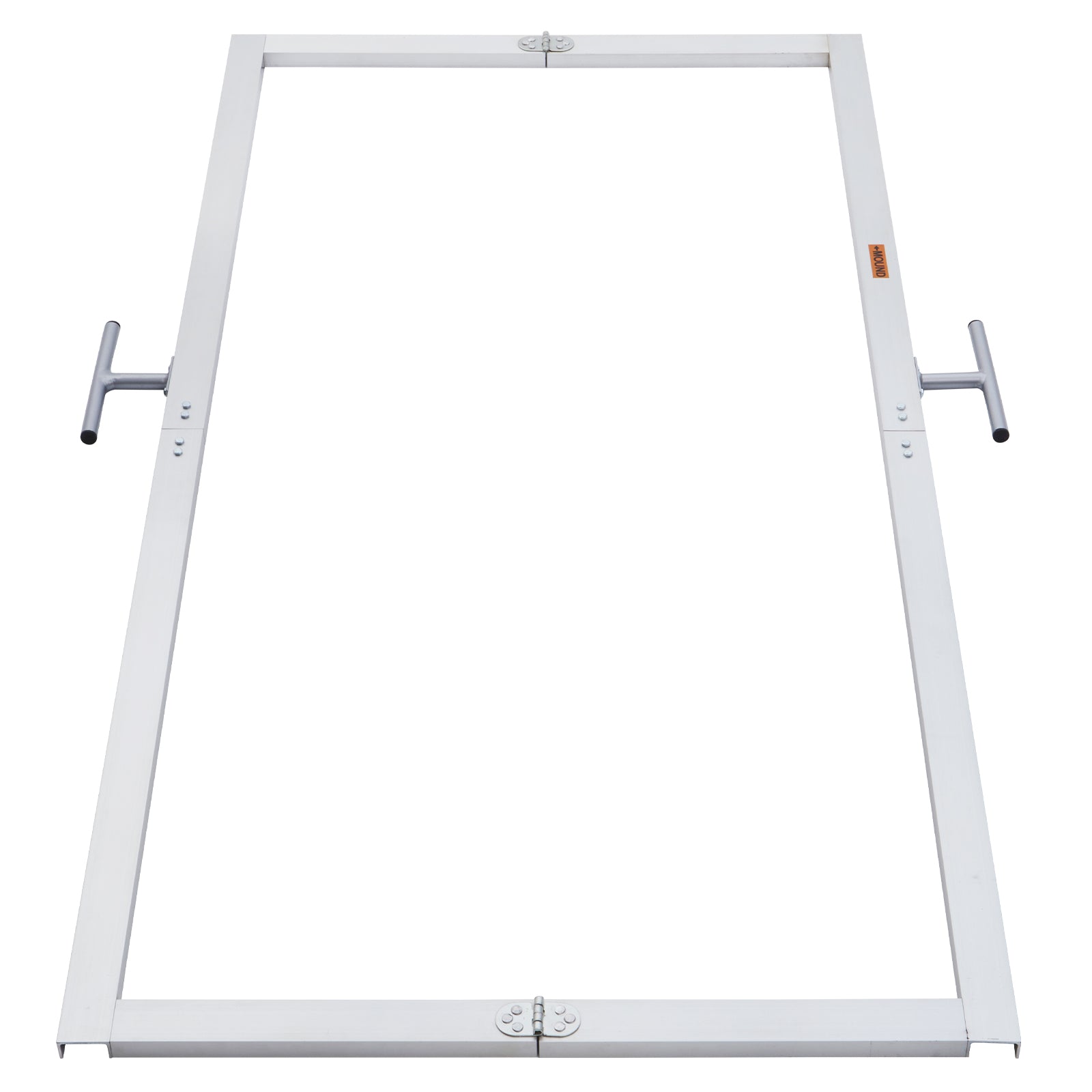 Batter's Box Template, Aluminum, Foldable, Heavy-Duty, for Baseball and Softball Field, Coaching Accessory