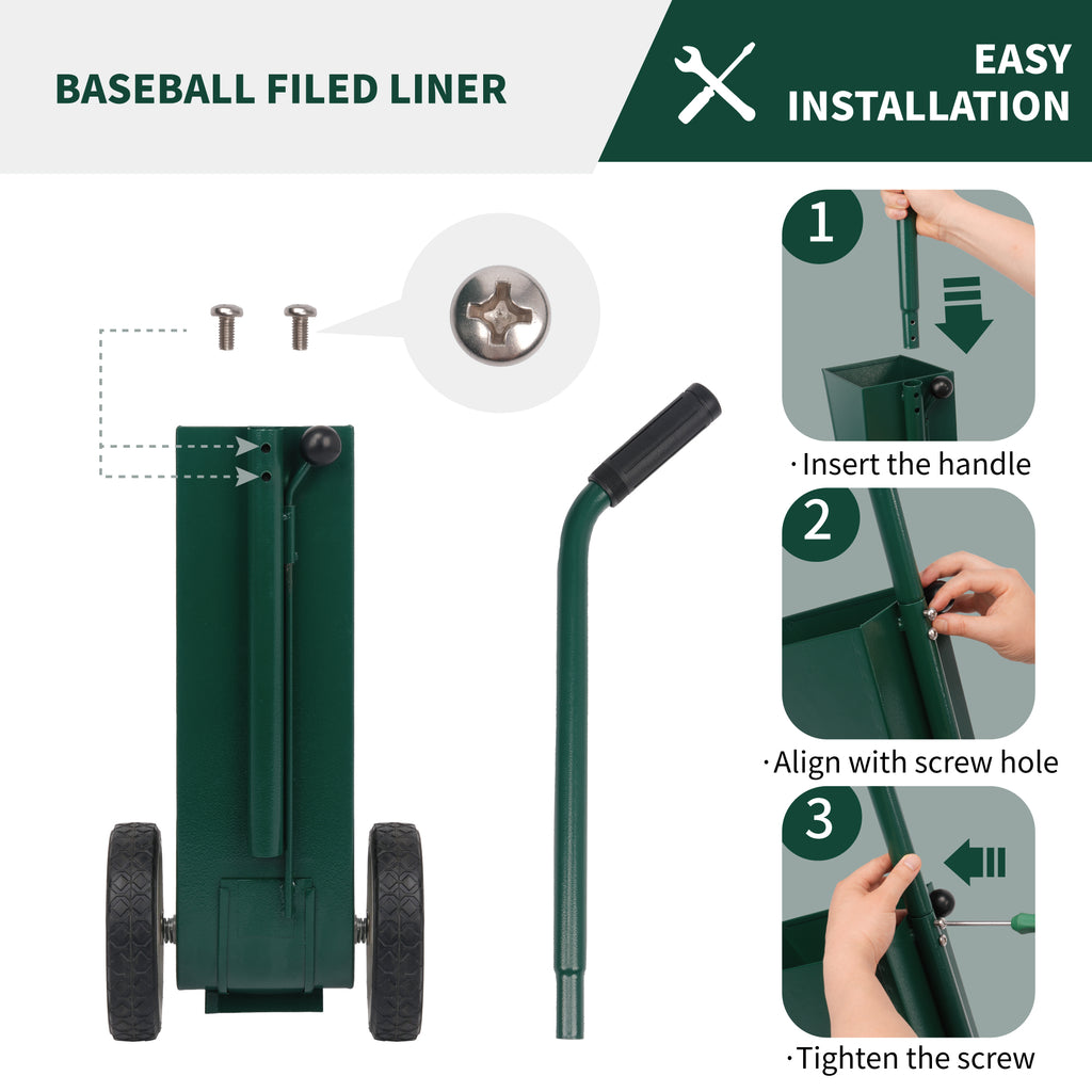 Filed Chalker for Baseball and Softball Field, Dry Line Marker, 10 Lbs