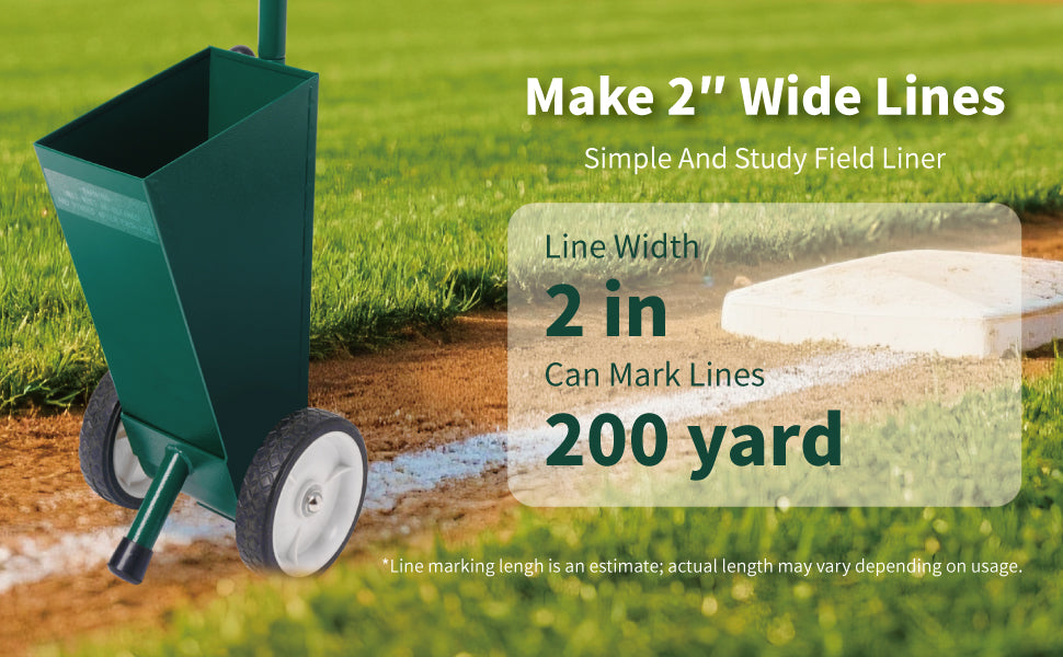 Filed Chalker for Baseball and Softball Field, Dry Line Marker, 10 Lbs