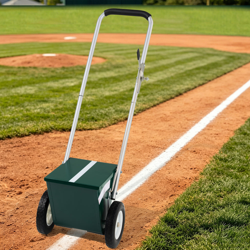 Field chalker for Baseball andSoftball Field, Dry Line Marker, 2" and 4" Wide Lines Adjustable, 25 Lbs