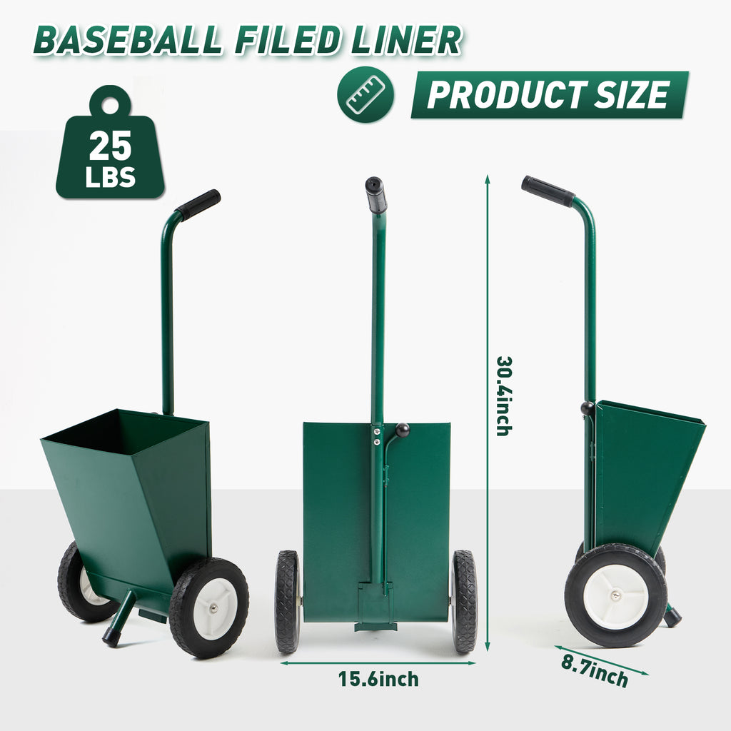 Filed Chalker for Baseball and Softball Field, Dry Line Marker, 25 Lbs