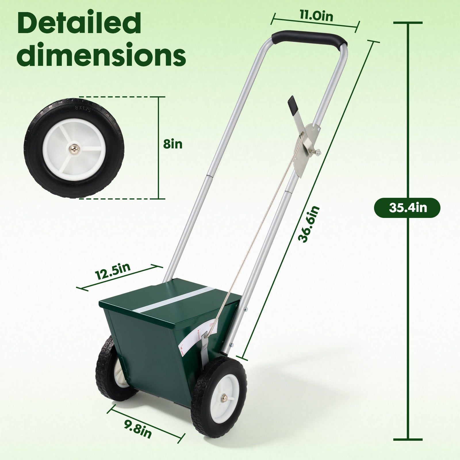 Field chalker for Baseball andSoftball Field, Dry Line Marker, 2" and 4" Wide Lines Adjustable, 25 Lbs
