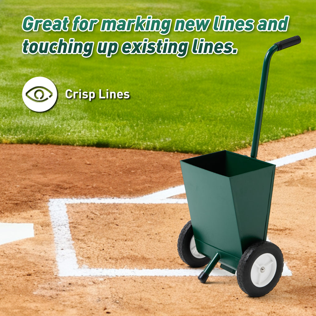 Filed Chalker for Baseball and Softball Field, Dry Line Marker, 25 Lbs