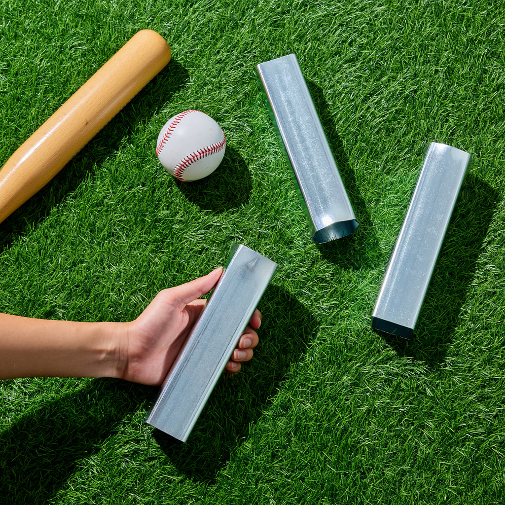 Crimped Style Baseball Ground Anchor, Fits Standard 1.5” Square Base Stem