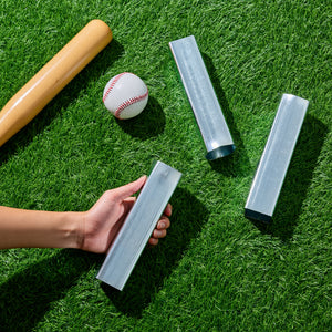 Crimped Style Baseball Ground Anchor, Fits Standard 1.5” Square Base Stem